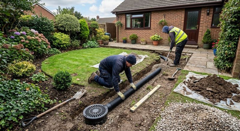 Rainwater Drain Installation in Tuscaloosa, AL