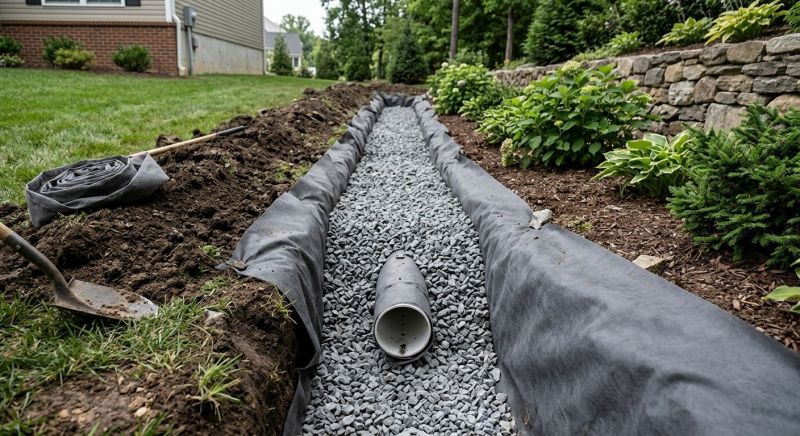 Trench Drain Installation in Tuscaloosa, AL